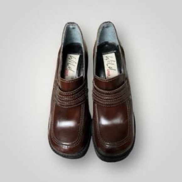 Vintage 90’s wild pair chunky heels - Picture 4 of 5